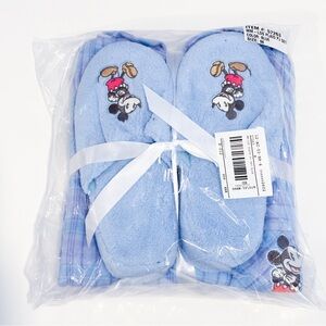 NEW Disney Mickey Mouse slippers and pajama set
